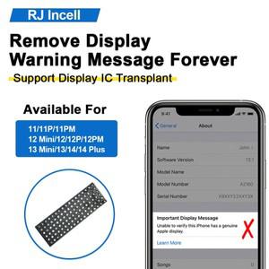 2Pcs RJ Incell for iPhone X XS Max XR 11 12 미니 13 Pro 14 Plus 15 LCD 디스플레이 터치 디지타이저 어