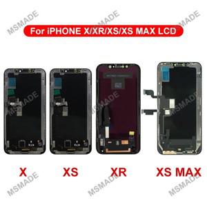 iPhone X XR XS LCD 디스플레이 용 슈퍼 OLED 11 12 13 Pro MAX 어셈블리 미니 14 PLUS 15