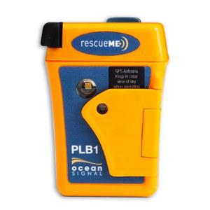 7년 배터리 수명, 24시간 이상 작동 및 구명조끼 부착이 가능한 Ocean Signal RescueME PLB1 개인 로케이터 비콘-콤팩트 긴급 조난 비콘 - 최대 49피트 방수 기능 제공