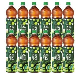 웅진 초록매실 탕비실 식후음료 매실음료 나들이 소풍 디저트 1.5l 12개 1세트