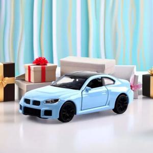 웰리 BMW M2 미니카 다이캐스트 풀백 피규어 자동차 미니어처 모형 모델 컬렉션 어린이