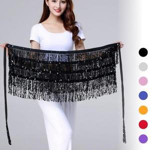 [SBB805B]랩스커트밸리댄스복 힙스카프 줌바댄스복