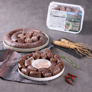 Fresh 속초 전통 수제 인삼아바이순대 슬라이스 500g x2개