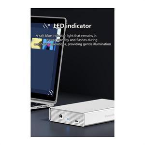 ULBS BLUEENDLESS USB-C SAS/SATA 하드 드라이브 인클로저 - 2.5/3.5인치 5Gbps  속도 외장형 HDD 케이스