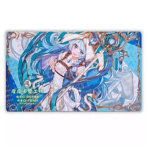 600X350X2Mm DIY 유희왕! 사원의 물 마법사 카드 배틀 매트 싱글 플레이어 보드 게임 카드 배틀 테이블 매