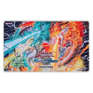600X350X2Mm DIY 유희왕! Sangenpai Transcendent Dragion 카드 배틀 매트 싱글 플레이어 보드 게임 카드