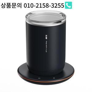제어장치 홈 오피스용 자동 마그네틱 교반 머그잔 2 인 1 커피 컵 워머 USB 전기 믹싱 컵 음료 워머 가열