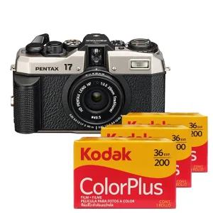 펜탁스 PENTAX 17 필름카메라+코닥필름 컬러 3개 -B1-