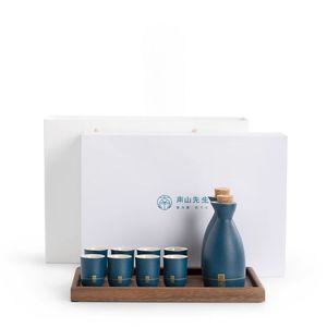 사케데우기 중탕기 도쿠리 워머 세트 일본 정종 술잔 세라믹