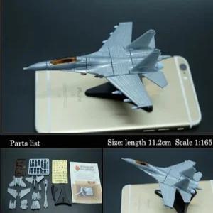 SU-27 4D 비행기 프라모델 조립 장난감 피규어 DIY 파이터플랜 간편조립 미니 뱅기 전투기 밀리터리 인테러어 소품 소장 장식 소근육 발달 어린이 창의력