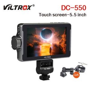 VILTROX DC-550 휴대용 HD 디렉터 모니터 터치 스크린 야외 실내 사진 브이로그 영화 제작 TV 제작 5.5 인