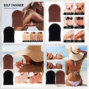 호환 1PC REABLE BACK TAN APPLICATOR GLOVE EXFOLIATING REMOVAL MITT SELF TANNING BODY FACE BATH CLEAN