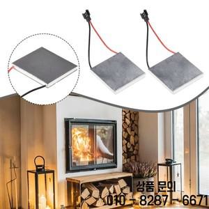 ABQR 2Pcs 벽난로 팬 발전기 시트 모터 스토브 오븐 액세서리