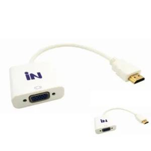 HDMI TO VGA RGB 컨버터 오디오 미지원 1개입 셋톱박스 변환기 변환