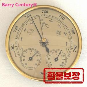 품질 정밀 아네로이드 128mm 3 in 1 기압계 온도계 및 테스터 미터 야외 낚시