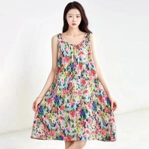 [헬리꽁땡] 55 88 3종세트 잔꽃인견원피스 캐주얼원피스 니트원피스 엄마옷 임산부봄원피스.._P403528496
