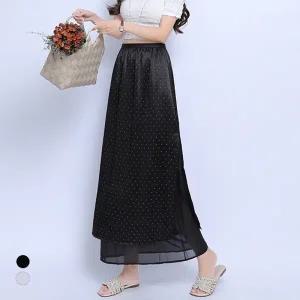 KARRA 도트실키레이어드스커트_A5M1253