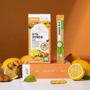 [영진약품]유기농 생강레몬즙 15g x 14포 2박스