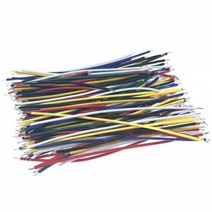 24AWG 브레드 보드 점퍼 케이블 와이어 키트 130 개  주석 도금 이중 컴포넌트 팩  컬러풀 가지   각 5CM 8