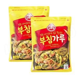 오뚜기 겉은 바삭하고 속은 쫄깃한 부침가루 1kg x2개