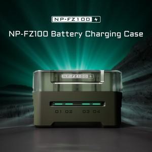 소니 범용 호환 NP-FZ100/NP-FW50 DMW-BLK22 EN-EL15 LP-E6 NP-W235(4채널)용 TILTA 배터리 휴대용 충전 스