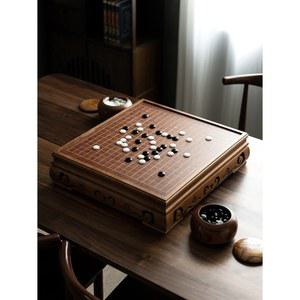 시합 장기 고급 원목 기원 중국 세트 바둑판 바둑알 정통