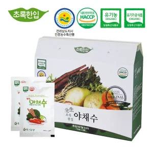 국내산 유기농 야채수 건강야채즙 어린이건강음료 유기농즙 선물세트 110ml×30포