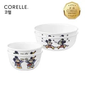 [코렐]코렐 미키 빈티지 한국형 공기+대접 4P 세트