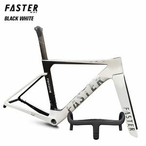 UD 글로시 블랙 골드 FASTERWAY Freedom Frameset 카본 자전거 로드 프레임(포크 시트포스트 클램프 헤드셋