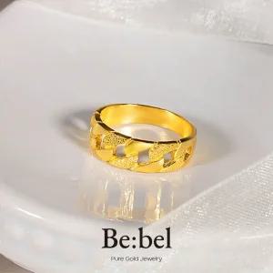 순금반지 3.75g(1돈) 24k 여자 플랫 체인 비벨