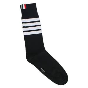 톰브라운 25FW 여성 미드카프 삼선탭 삭스 블랙 FAS020B 01690 001