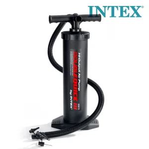 INTEX 핸드펌프 68615 에어 매트 공기 튜브 휴대용 퀵펌프 물놀이 다용도 이용 튜브용 투입