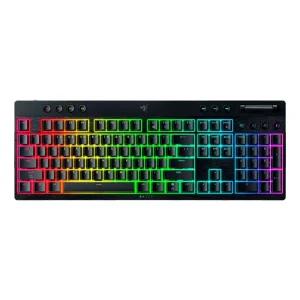 레이저코리아 블랙위도우 V4 로우 프로파일 그린축 영문 유무선 게이밍 키보드 Razer BlackWidow V4 Low profile HyperSpeed US