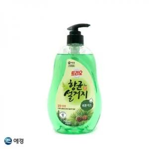 트리오 향균설거지 피톤치드 주방세제 750mL 용기 1EA