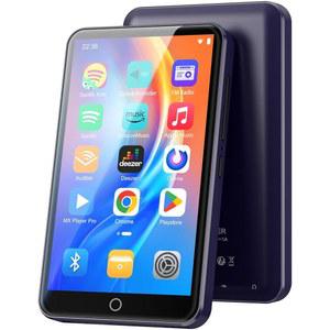 블루투스 및 WiFi가 지원되는 Fanvace 80GB MP3 플레이어, 4인치 터치스크린 및 스피커가 지원되는 Android MP3 및 MP4 플레이어, FM 라디오가 지원되는 Spotify 음악 플레이어, Audible, Amazon 음악, 플레이 스토