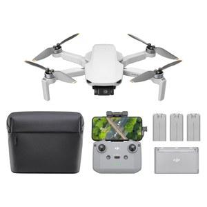 DJI 미니 4K 플라이 모어 콤보 UHD 카메라 탑재 드론 249g 미만 3축 짐벌 안정화 10km 비디오 전송 자동 복귀 93분 최대 비행 시간을 위한 배터리 3개 퀵샷