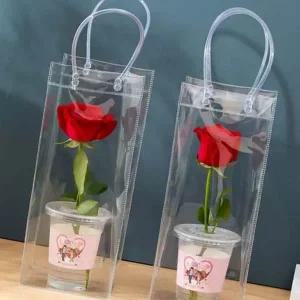 와인 칠링백 소주 양동이 35cm PVC 탁상용 음료 쿨러