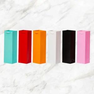 와인 쇼핑백 종이가방 선물용 무지 심플 고급 10P