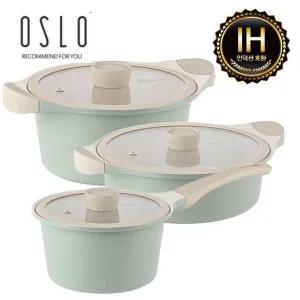 [NS홈쇼핑]오슬로(OSLO) 마린 세라믹인덕션냄비 3종(B)SET(18+24+24전)[35431099]