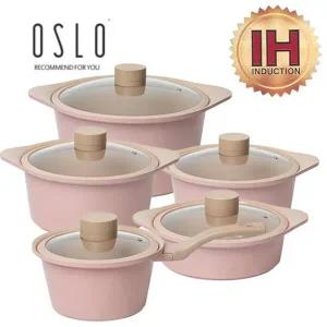 [NS홈쇼핑]오슬로(OSLO) 피그 세라믹인덕션냄비 5종SET(10PCS)[35431095]