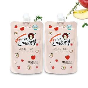 아침이슬사과즙 먹기편한 저온 NFC착즙 사과 100% 순수사과즙 60포
