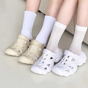 [라일리] Rly 볼드 아웃솔 아쿠아 슈즈 커플 슬리퍼 여름 펀칭