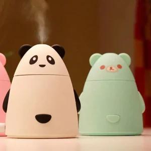 귀여운 디자인 아이들방 책상 침실 USB 가습기 사무실 겨울 미니 피부 고양이 휴대용 기화식 가열식 탁사용