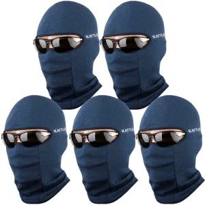 카투스 춘추용 까실이 개방형 바라클라바 5pcs 1세트 바랄클라바 자전거 복면 후드넥워머