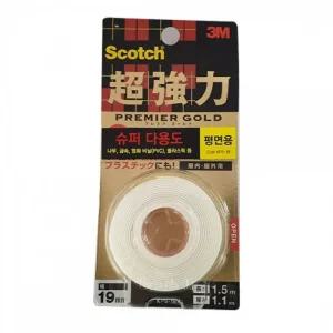 초강력 폼 양면테이프 19mm 중 문구류 사무용테이프 양면테이프