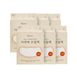 해피문데이 아랫배 온열팩 복부  5p X 6팩