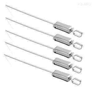 빌바오 간편 슬라이드 바비큐 꼬치 5P세트 35cm 스텐 캠핑꼬치