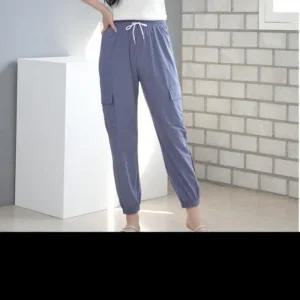 [아우트]바지 카고조거팬츠 아이스바지 스판