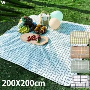 [아우트]피크닉용 체크돗자리 방수매트 200x200cm
