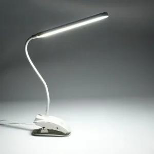 클리핀 집게 미니 탁상스탠드 스탠드 화이트 LED (449zL)